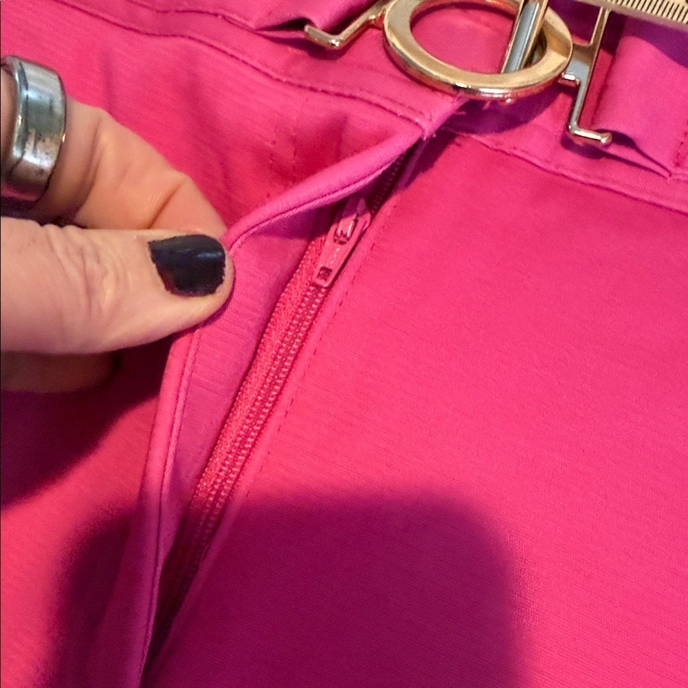 Charter Club Fuchsia Tummy Slimming Classic Fit Women's Shorts size 12 NWT - Picture 7 of 10